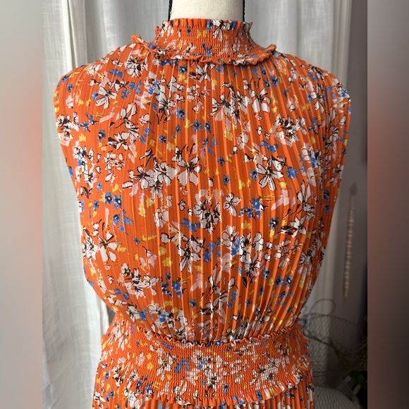 🍑 Nanette Lepore fit & flare midi dress 14 - Picture 3 of 13